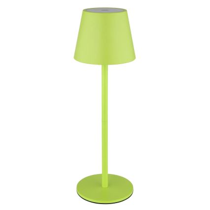 Globo - Lampă de masă exterioară reîncărcabilă, tactilă și reglabilă în intensitate, 3-în-1 LED/3W/5V 3000/4000/5000K IP54 1800 mAh verde