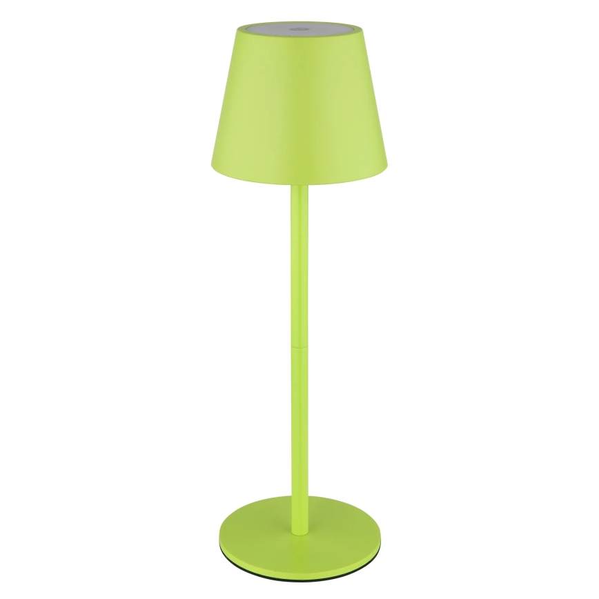 Globo - Lampă de masă exterioară reîncărcabilă, tactilă și reglabilă în intensitate, 3-în-1 LED/3W/5V 3000/4000/5000K IP54 1800 mAh verde