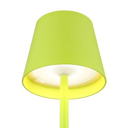Globo - Lampă de masă exterioară reîncărcabilă, tactilă și reglabilă în intensitate, 3-în-1 LED/3W/5V 3000/4000/5000K IP54 1800 mAh verde