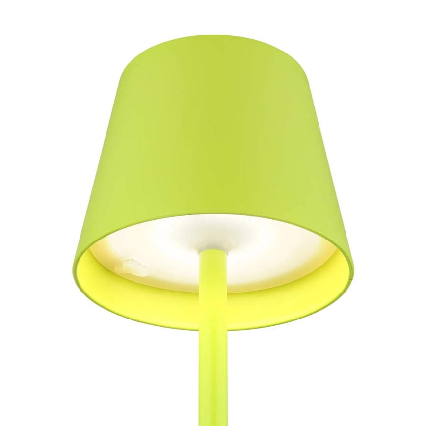 Globo - Lampă de masă exterioară reîncărcabilă, tactilă și reglabilă în intensitate, 3-în-1 LED/3W/5V 3000/4000/5000K IP54 1800 mAh verde