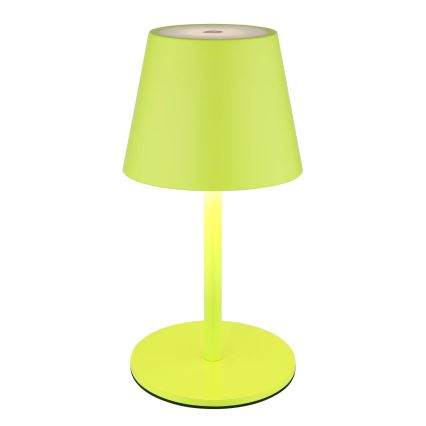 Globo - Lampă de masă exterioară reîncărcabilă, tactilă și reglabilă în intensitate, 3-în-1 LED/3W/5V 3000/4000/5000K IP54 1800 mAh verde
