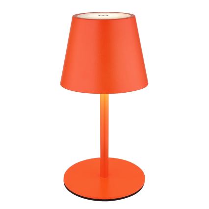Globo - Lampă de masă LED reîncărcabilă, tactilă, cu reglaj de intensitate, 3 în 1 LED/3W/5V 3000/4000/5000K IP54 1800 mAh roșie