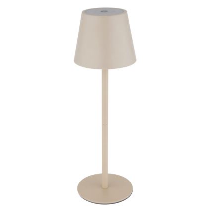 Globo - Lampă de masă LED reîncărcabilă, dimabilă cu control tactil, pentru exterior, 3-în-1, LED/3W/5V, 3000/4000/5000K, IP54, 1800 mAh