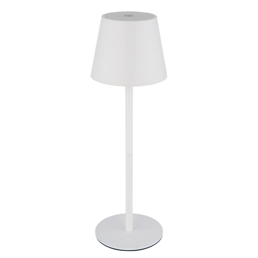 Globo - Lampă de masă LED de exterior, tactilă, reglabilă și reîncărcabilă 3-în-1 LED/3W/5V 3000/4000/5000K IP54 1800 mAh albă