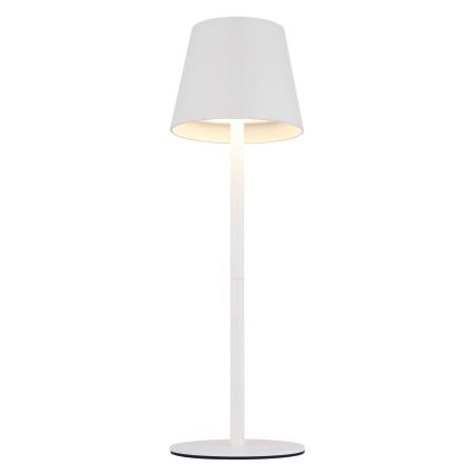 Globo - Lampă de masă LED de exterior, tactilă, reglabilă și reîncărcabilă 3-în-1 LED/3W/5V 3000/4000/5000K IP54 1800 mAh albă
