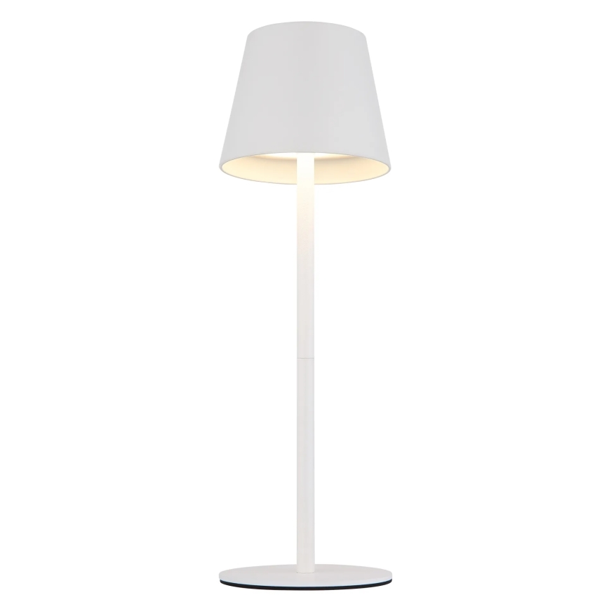 Globo - Lampă de masă LED de exterior, tactilă, reglabilă și reîncărcabilă 3-în-1 LED/3W/5V 3000/4000/5000K IP54 1800 mAh albă