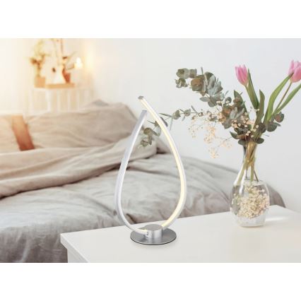 Globo - Lampă de masă LED/6W/230V argintie