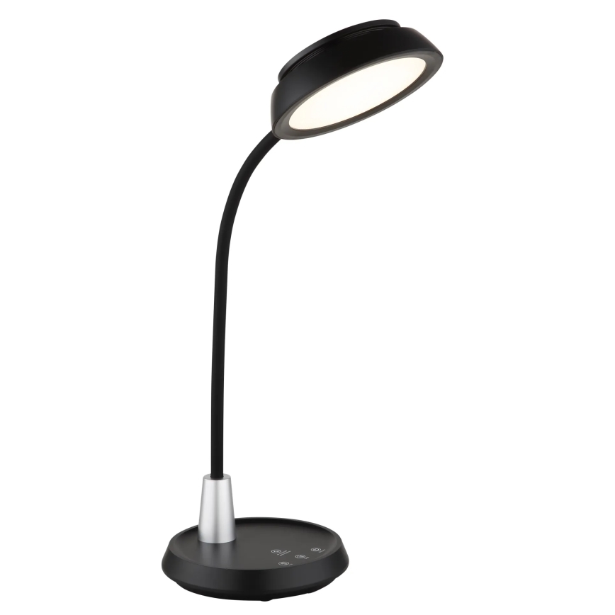 Globo - Lampă de birou LED cu dimmer tactil LED/12W/230V 3000/4000/6500K, negru