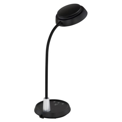 Globo - Lampă de birou LED cu dimmer tactil LED/12W/230V 3000/4000/6500K, negru