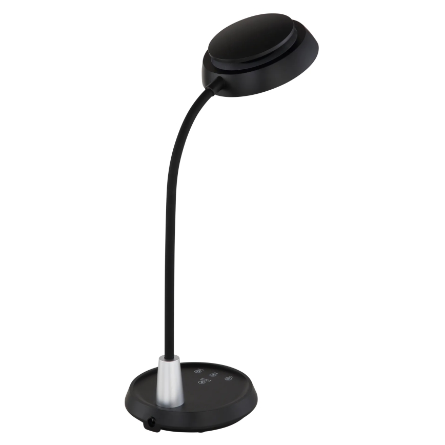Globo - Lampă de birou LED cu dimmer tactil LED/12W/230V 3000/4000/6500K, negru