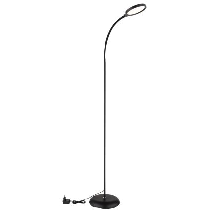 Globo - Lampă de podea tactilă LED dimabilă LED/8W/230V 2700K/4000K/6500K neagră