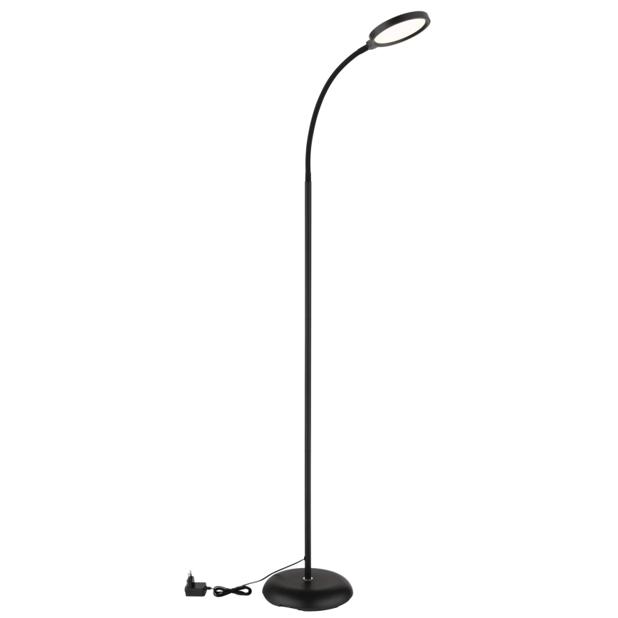 Globo - Lampă de podea tactilă LED dimabilă LED/8W/230V 2700K/4000K/6500K neagră