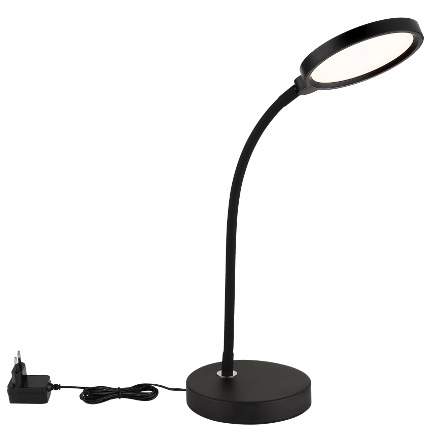 Globo - Lampă de masă LED cu reglare tactilă a intensității LED/8W/230V 2700K/4000K/6500K neagră