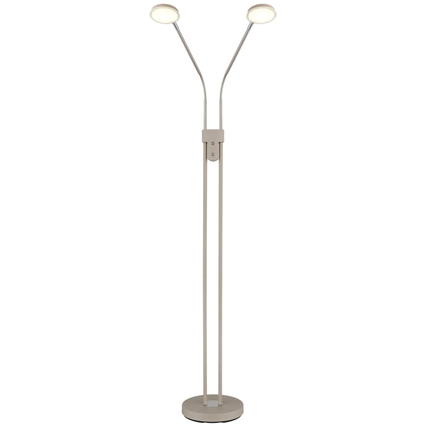 Globo - Lampă de podea LED reglabilă 2xLED/6,5W/230V 2700/3350/4000K bej