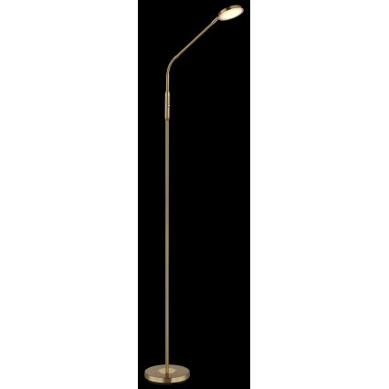 Globo - Lampă de podea LED dimabilă cu control tactil LED/6,5W/230V 2700/3350/4000K alamă