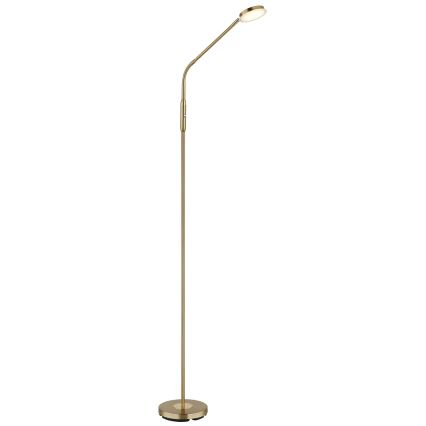 Globo - Lampă de podea LED dimabilă cu control tactil LED/6,5W/230V 2700/3350/4000K alamă