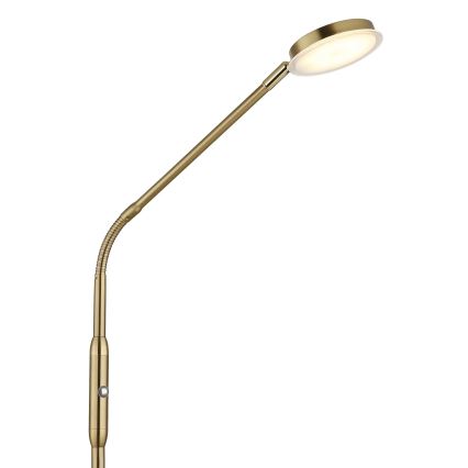 Globo - Lampă de podea LED dimabilă cu control tactil LED/6,5W/230V 2700/3350/4000K alamă