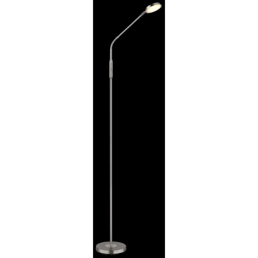 Globo - Lampă de podea LED reglabilă cu control tactil LED/6,5W/230V 2700/3350/4000K crom mat