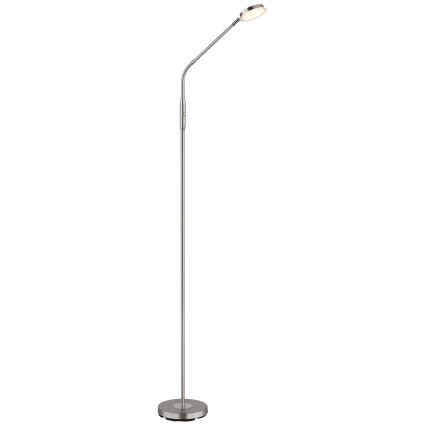 Globo - Lampă de podea LED reglabilă cu control tactil LED/6,5W/230V 2700/3350/4000K crom mat