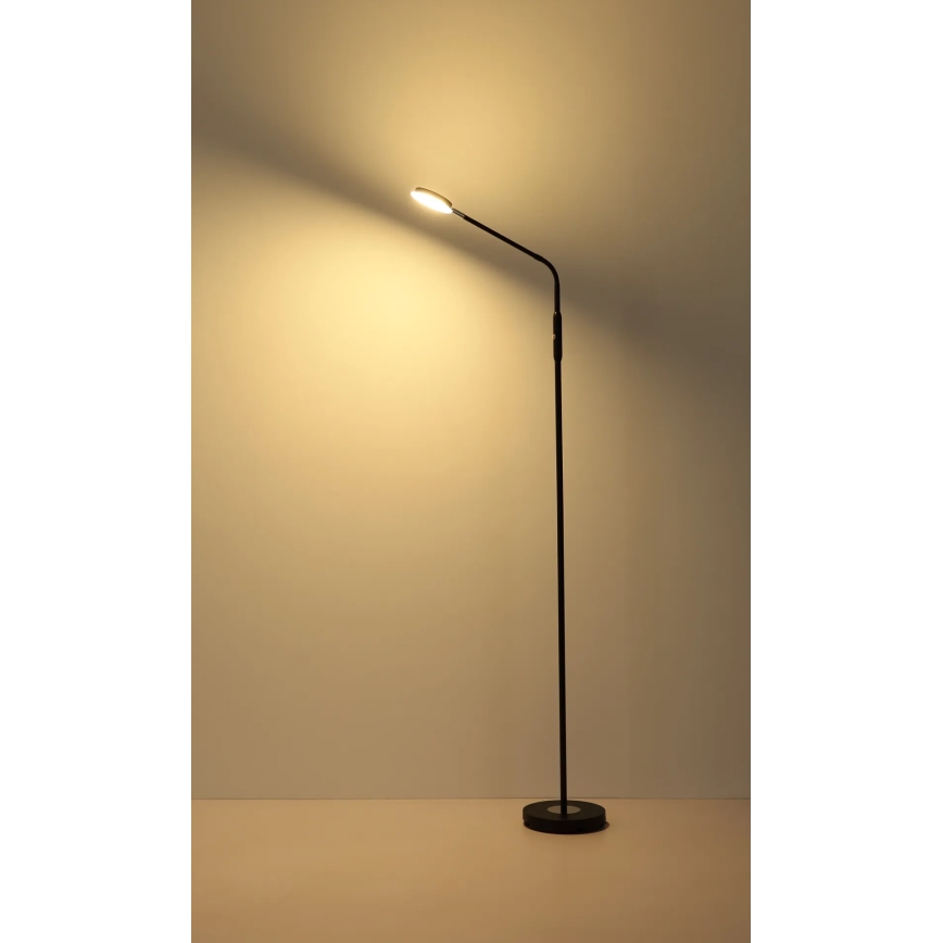 Globo - Lampă de podea LED tactilă reglabilă LED/6,5W/230V 2700/3350/4000K neagră