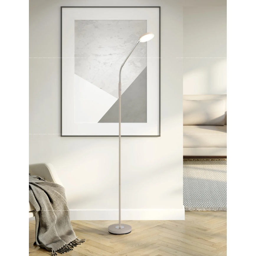 Globo - Lampă de podea LED tactilă dimabilă LED/6,5W/230V 2700/3350/4000K bej
