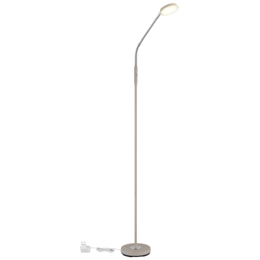 Globo - Lampă de podea LED tactilă dimabilă LED/6,5W/230V 2700/3350/4000K bej