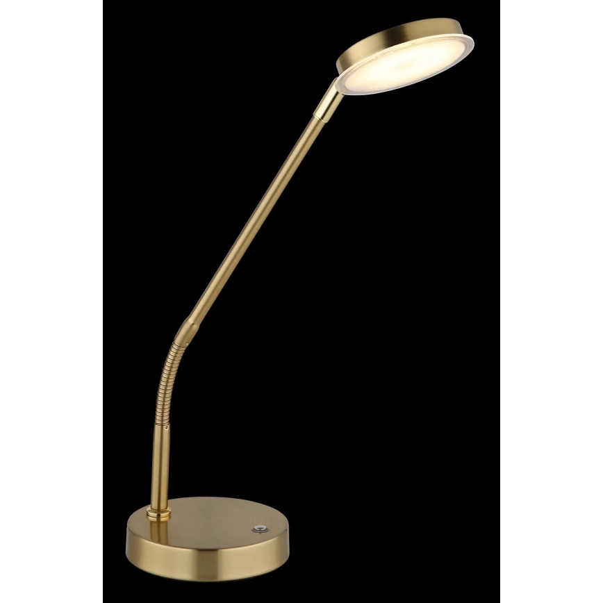 Globo - Lampă de masă LED tactilă reglabilă LED/6,5W/230V 2700/3350/4000K alamă