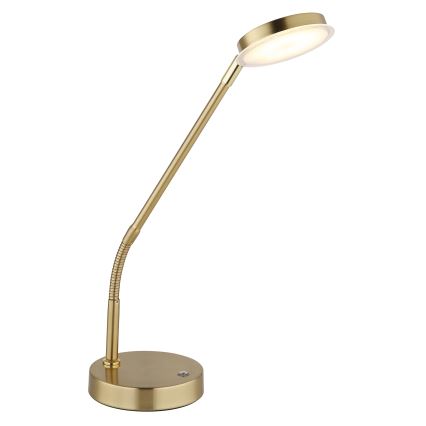 Globo - Lampă de masă LED tactilă reglabilă LED/6,5W/230V 2700/3350/4000K alamă