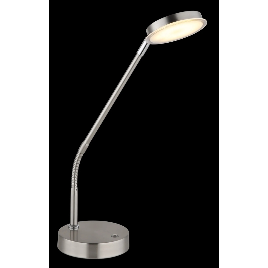 Globo - Lampă de masă tactilă reglabilă LED/6,5W/230V 2700/3350/4000K crom mat