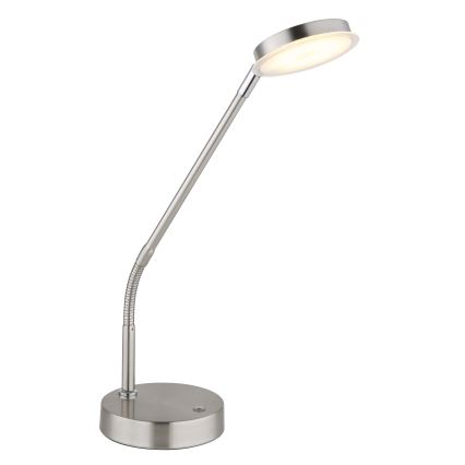 Globo - Lampă de masă tactilă reglabilă LED/6,5W/230V 2700/3350/4000K crom mat
