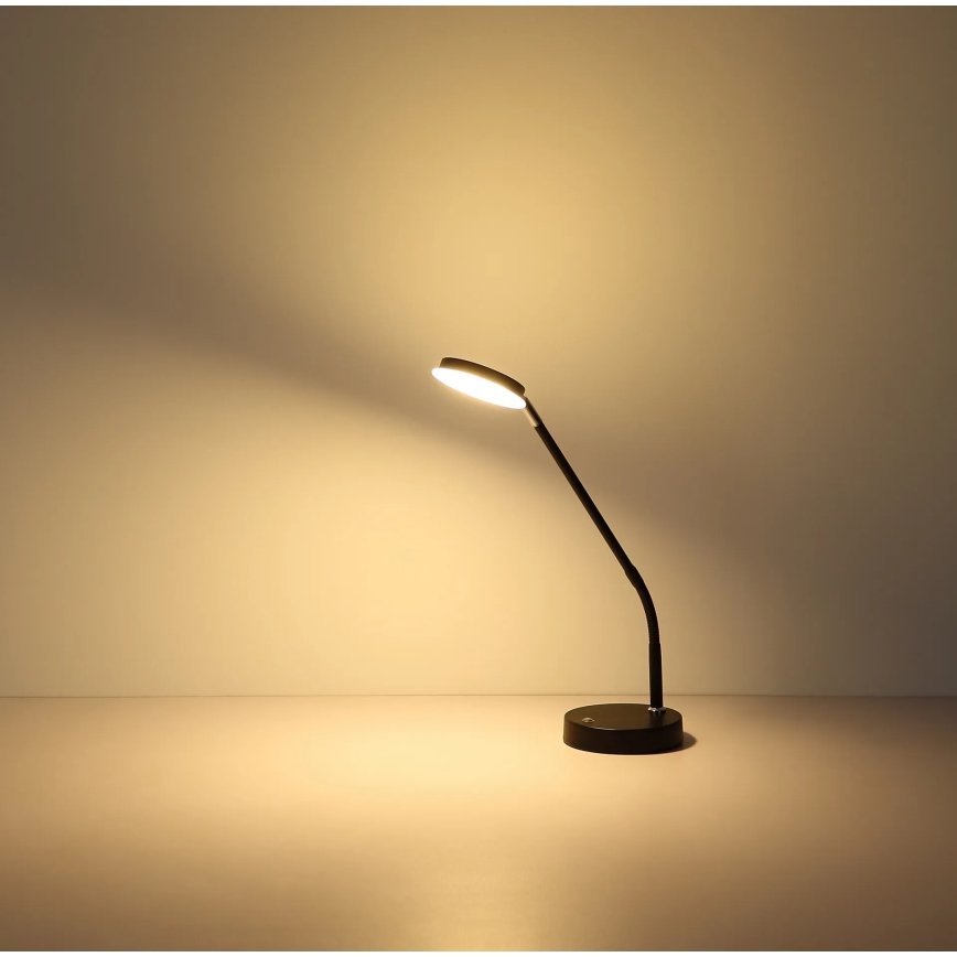 Globo - Lampă de masă LED dimabilă cu control tactil, LED/6,5W/230V 2700/3350/4000K, neagră