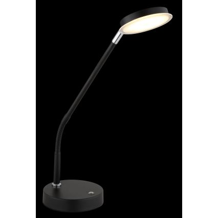 Globo - Lampă de masă LED dimabilă cu control tactil, LED/6,5W/230V 2700/3350/4000K, neagră