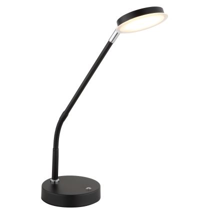 Globo - Lampă de masă LED dimabilă cu control tactil, LED/6,5W/230V 2700/3350/4000K, neagră