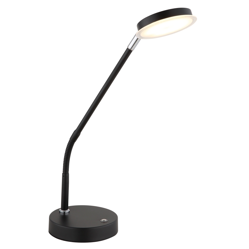 Globo - Lampă de masă LED dimabilă cu control tactil, LED/6,5W/230V 2700/3350/4000K, neagră