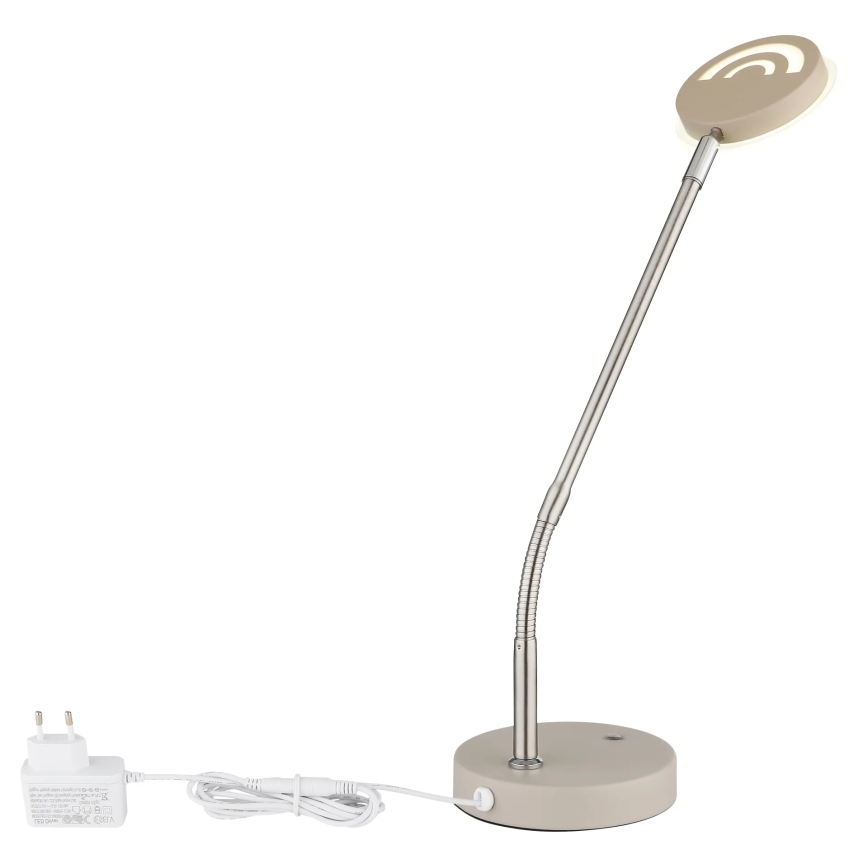 Globo - Lampă LED de masă tactilă reglabilă LED/6,5W/230V 2700/3350/4000K bej