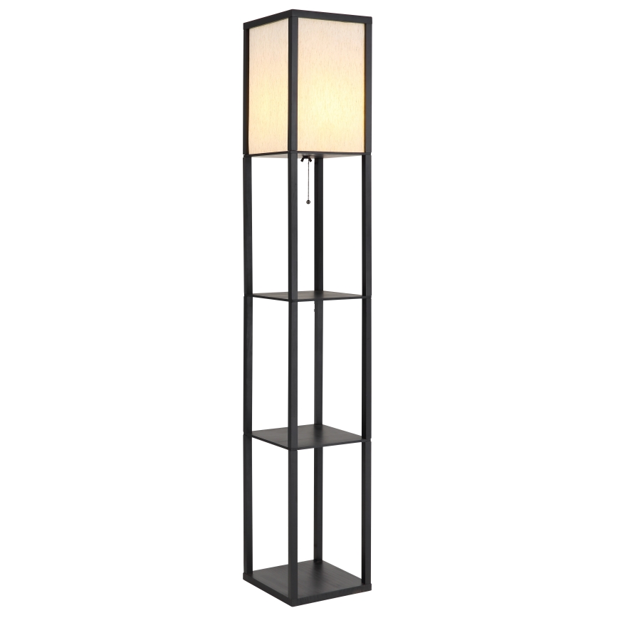 Globo - Lampă de podea 1xE27/60W/230V neagră