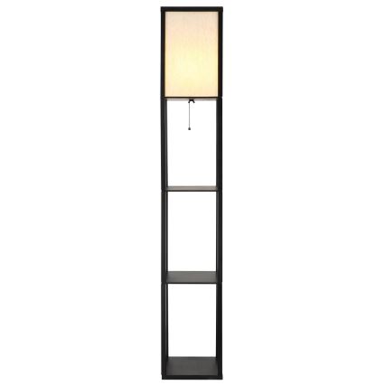 Globo - Lampă de podea 1xE27/60W/230V neagră