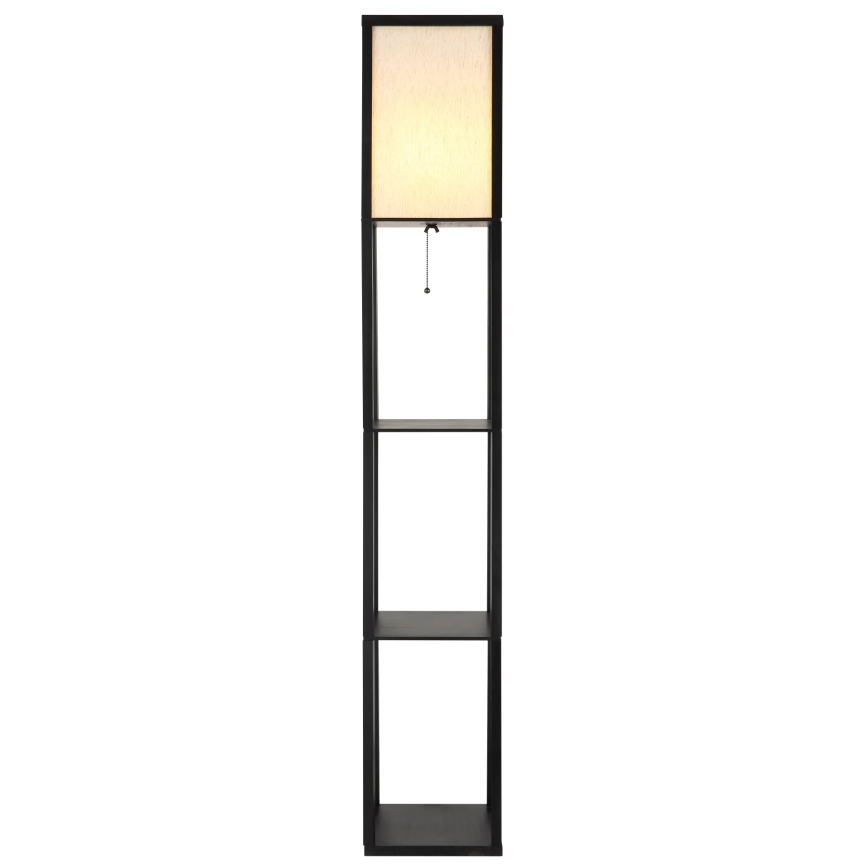 Globo - Lampă de podea 1xE27/60W/230V neagră
