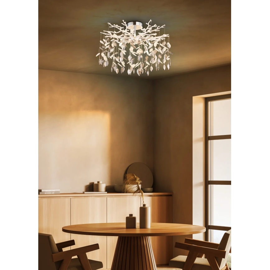 Globo - Candelabru pe tijă 8xG9/8W/230V crom lucios