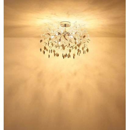 Globo - Candelabru pe tijă 8xG9/8W/230V crom lucios