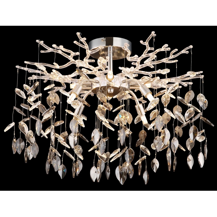 Globo - Candelabru pe tijă 8xG9/8W/230V crom lucios