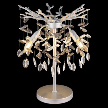 Globo - Lampă de masă 3xE14/40W/230V argintie