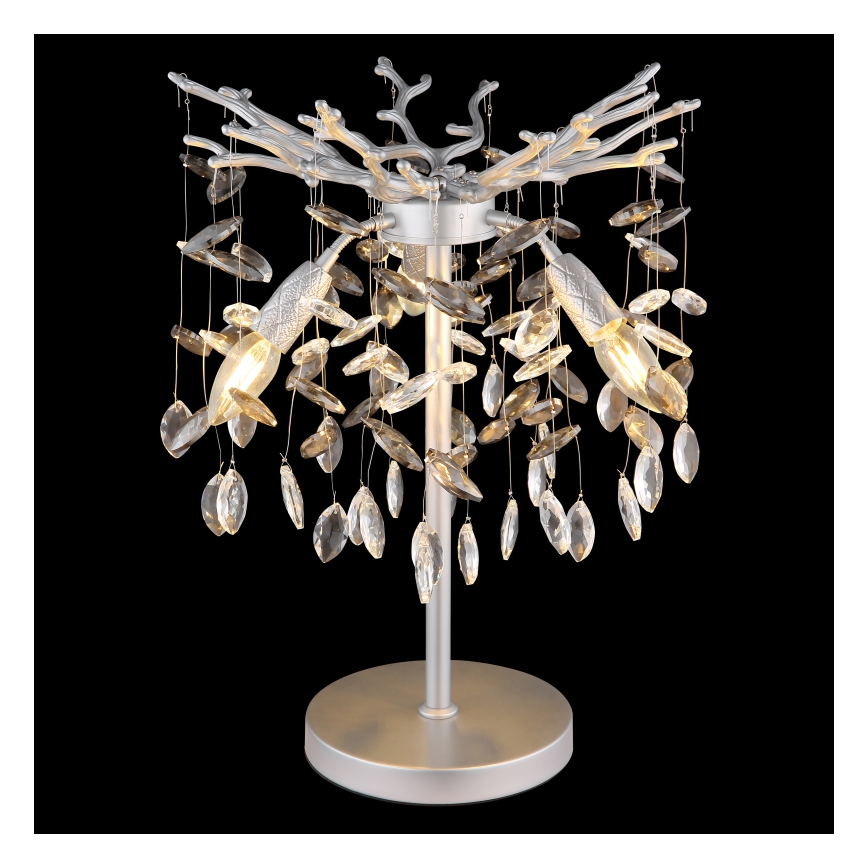 Globo - Lampă de masă 3xE14/40W/230V argintie