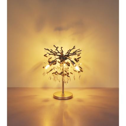 Globo - Lampă de masă 3xE14/40W/230V argintie