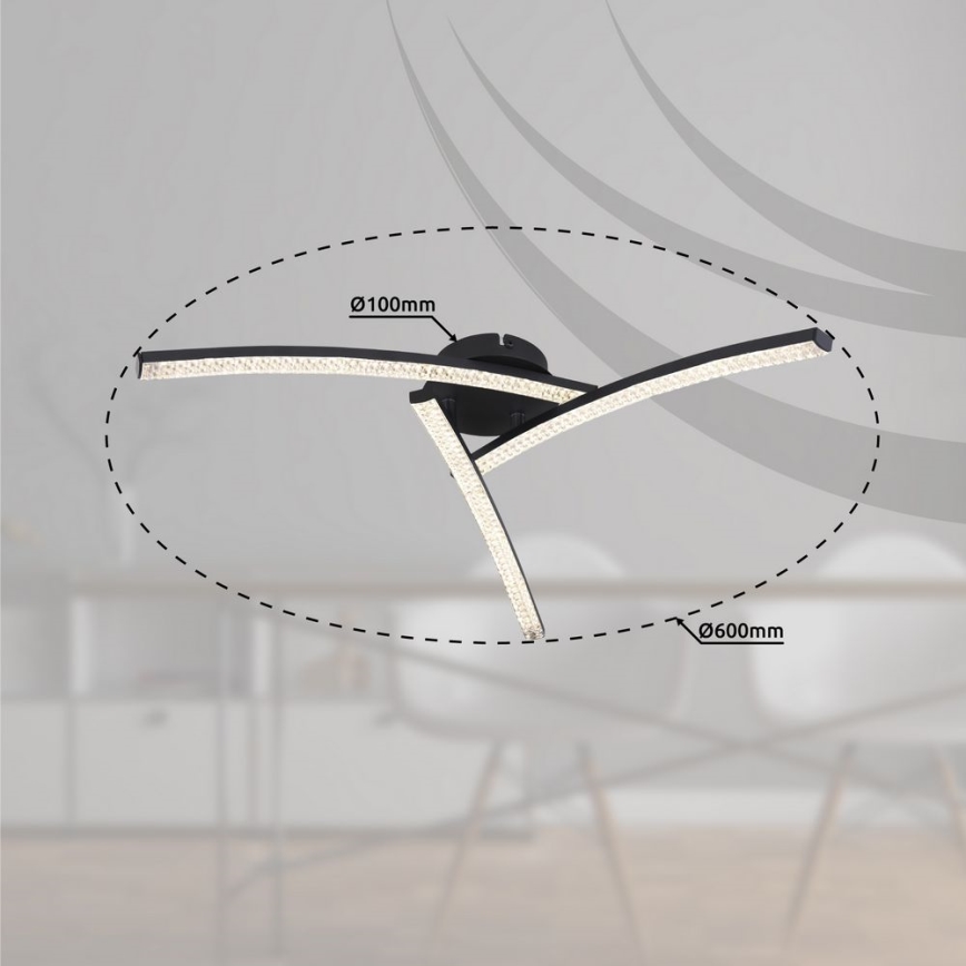 Globo - Lustră aplicată LED, 18W, 230V, 2700/4000/6000K