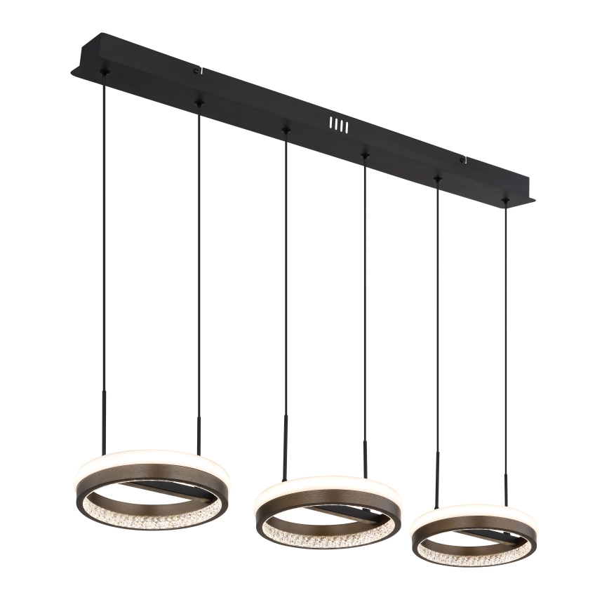 Globo - Lustru LED suspendat pe cablu LED/40W/230V 3000/4000/6000K