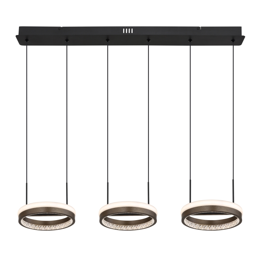 Globo - Lustru LED suspendat pe cablu LED/40W/230V 3000/4000/6000K