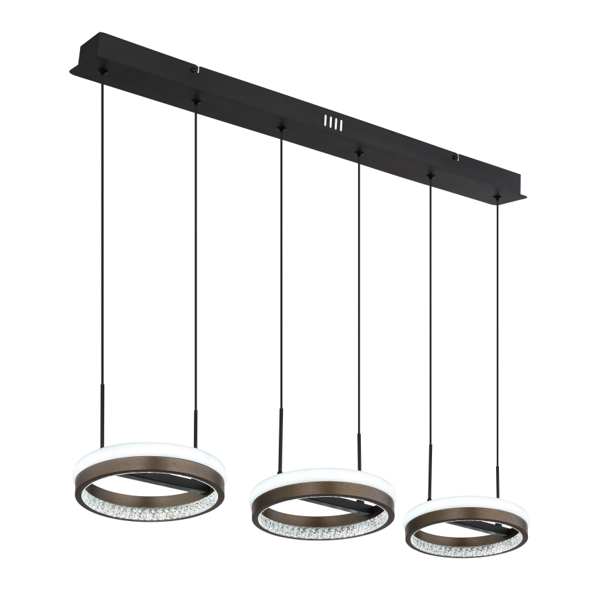 Globo - Lustru LED suspendat pe cablu LED/40W/230V 3000/4000/6000K