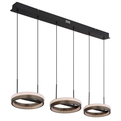 Globo - Lustru LED suspendat pe cablu LED/40W/230V 3000/4000/6000K
