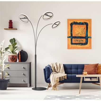 Globo - Lampă de podea LED dimabilă cu control tactil LED/48W/230V 3000/4000/6000K